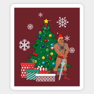 He Man Around The Christmas Tree Magnet